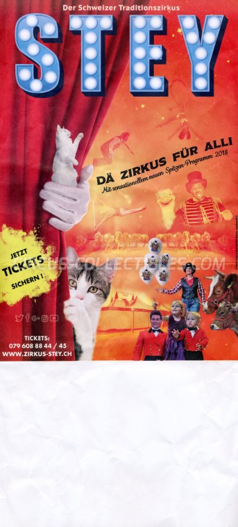 Stey Circus Poster - Switzerland, 2018