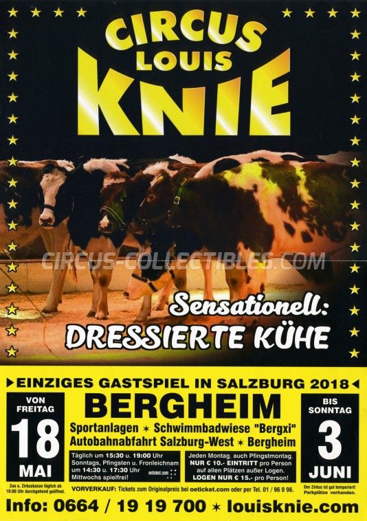 Louis Knie Circus Poster - Austria, 2018
