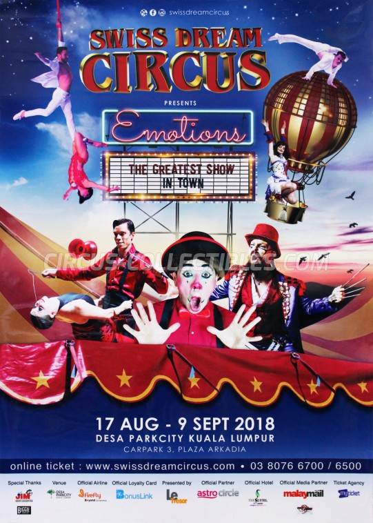 Swiss Dream Circus Circus Poster - Malaysia, 2018