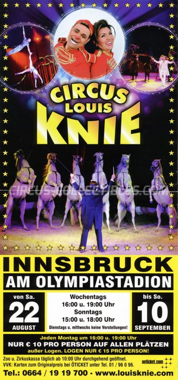 Louis Knie Circus Poster - Austria, 2017