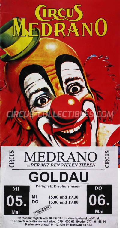Medrano (CH) Circus Poster - Switzerland, 1999