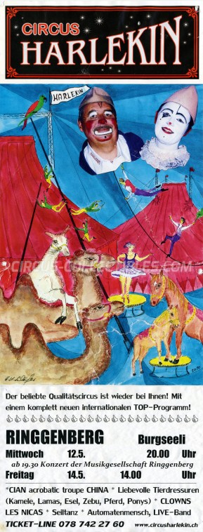 Harlekin Circus Poster - Switzerland, 2010
