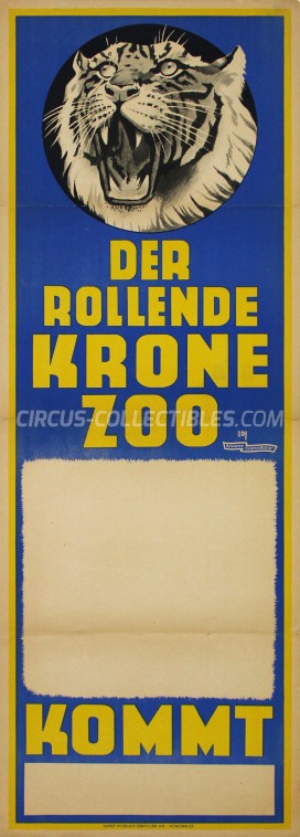 Krone Circus Poster - Germany, 1949
