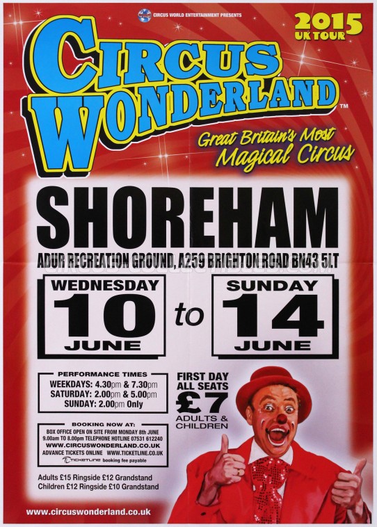 Wonderland (UK) Circus Poster - England, 2015