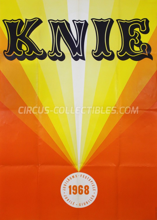 Knie Circus Poster - Switzerland, 1968