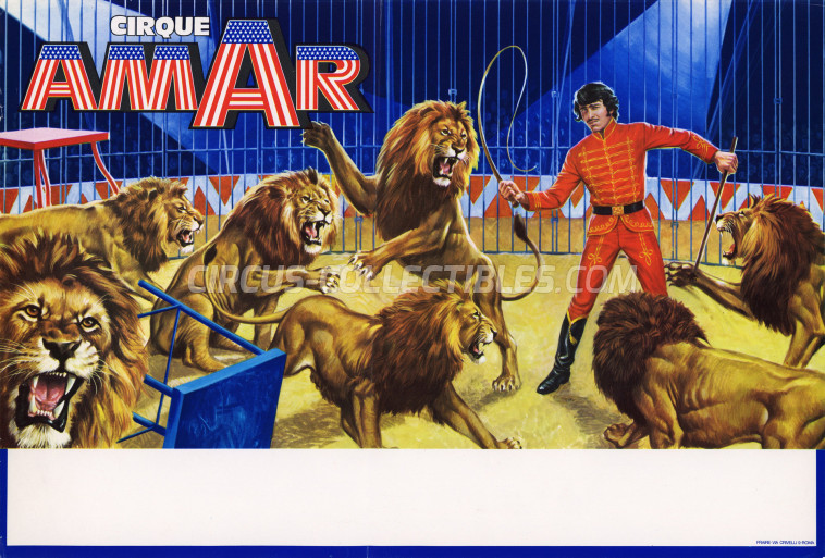 Amar Circus Poster - France, 1976