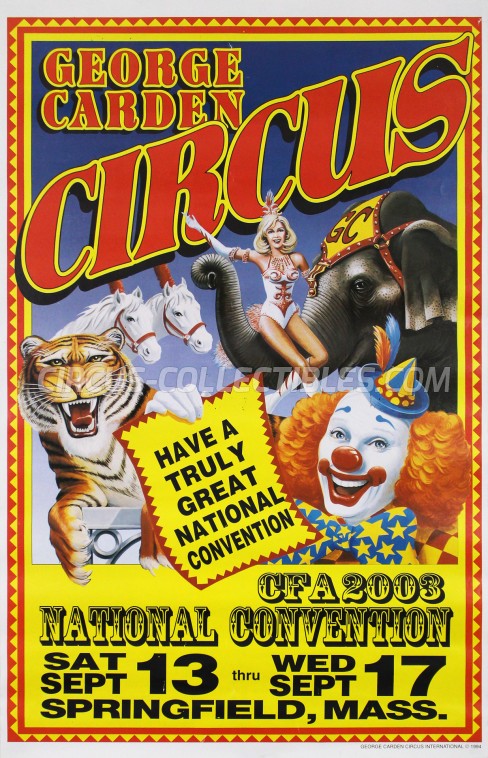 George Carden Circus Circus Poster - USA, 2003