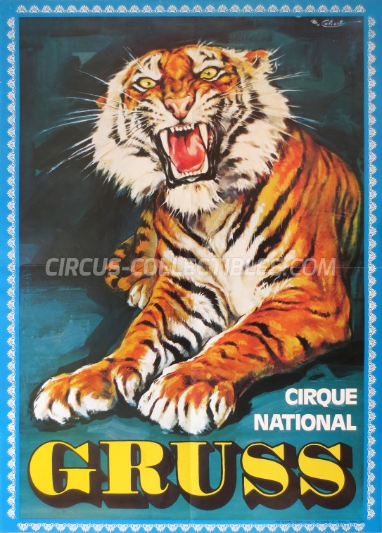 Alexis Gruss Circus Poster - France, 1973
