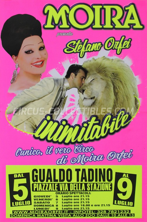 Moira Orfei Circus Poster - Italy, 2018