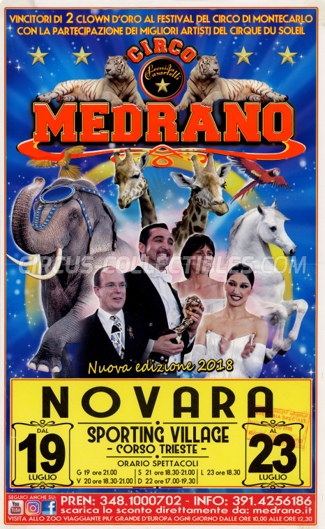 Medrano (Casartelli) Circus Poster - Italy, 2018