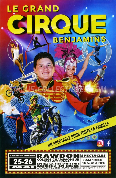 The Great Benjamins Circus Circus Poster - USA, 2019