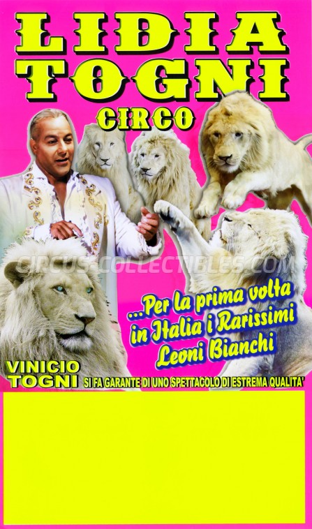 Lidia Togni Circus Poster - Italy, 2016