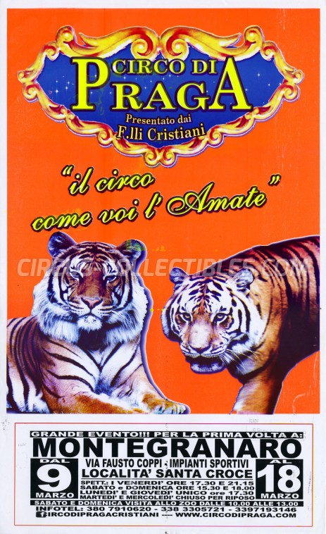 Circo di Praga Circus Poster - Italy, 2018