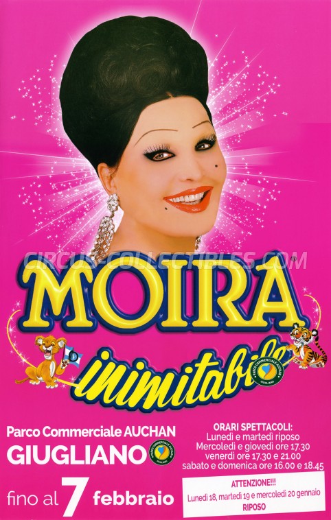 Moira Orfei Circus Poster - Italy, 2016