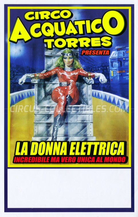 Acquatico Torres Circus Poster - Italy, 2016
