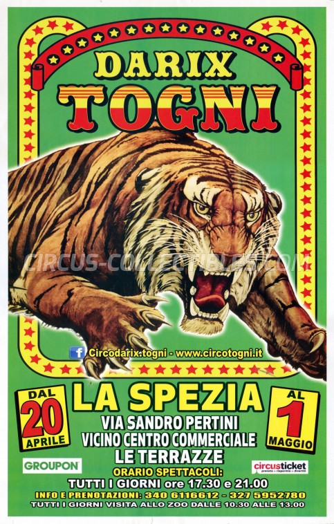 Darix Togni Circus Poster - Italy, 2019