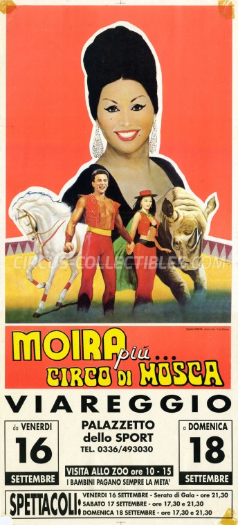 Moira Orfei Circus Poster - Italy, 1994