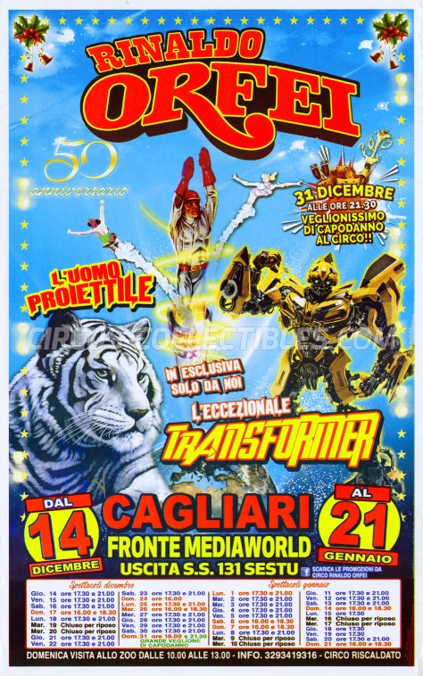 Rinaldo Orfei Circus Poster - Italy, 2017