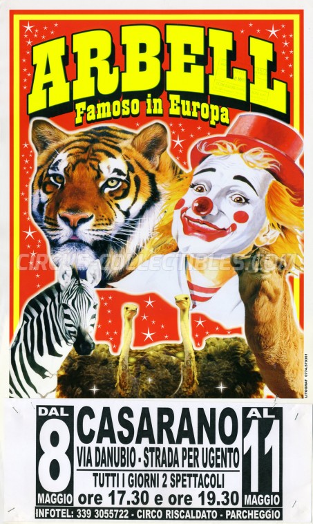 Arbell Circus Poster - Italy, 2013