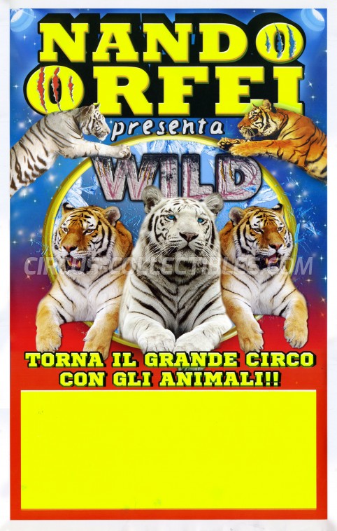 Nando Orfei Circus Poster - Italy, 2016
