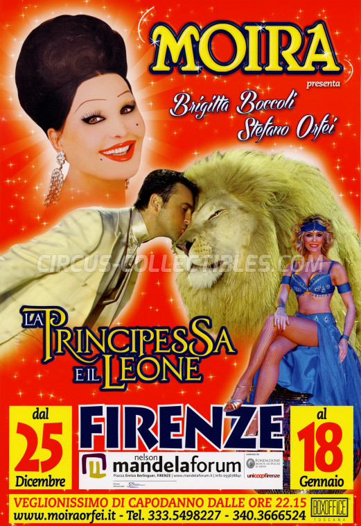Moira Orfei Circus Poster - Italy, 2014