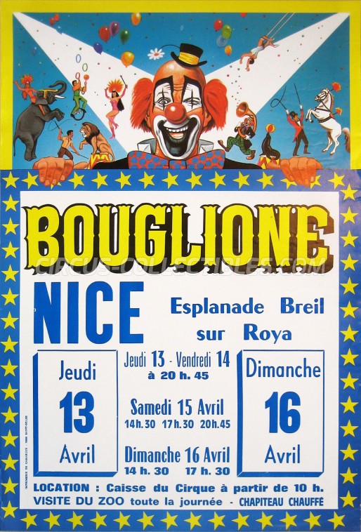 Bouglione Circus Poster - France, 1989