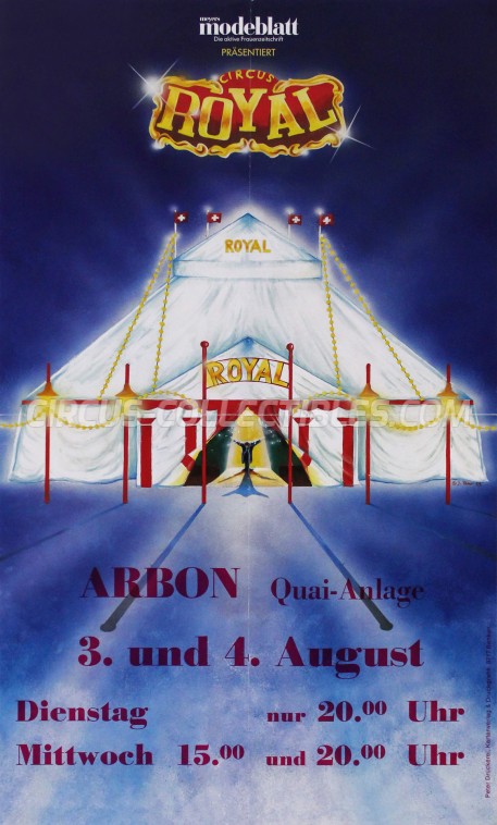 Royal (CH) Circus Poster - Switzerland, 1993