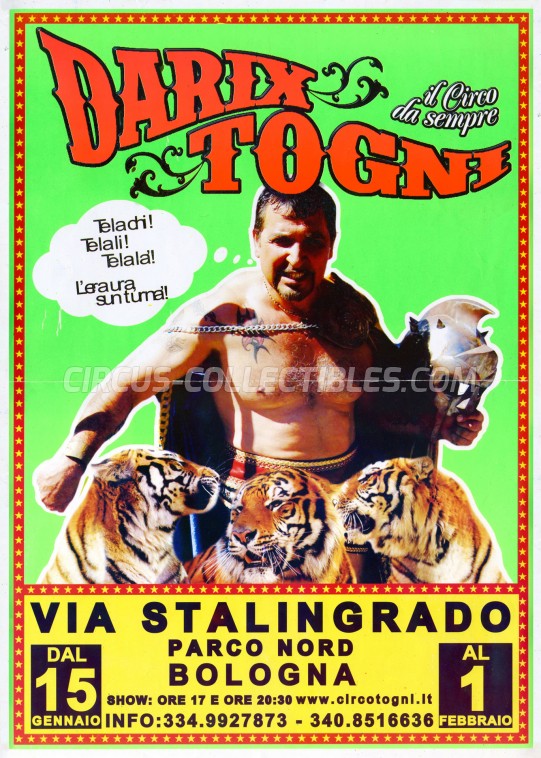 Darix Togni Circus Poster - Italy, 2015