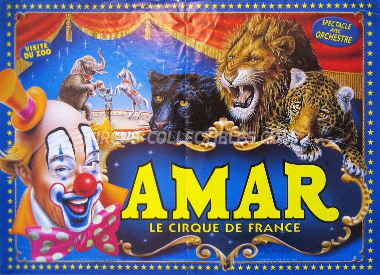 Amar Circus Poster - France, 1999