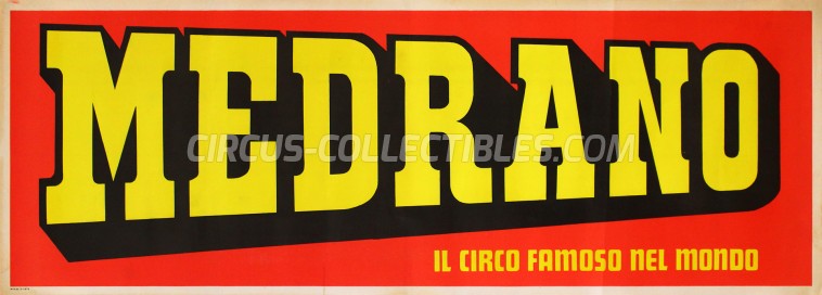 Medrano (Casartelli) Circus Poster - Italy, 1975