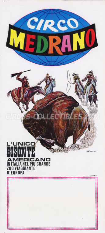Medrano (Casartelli) Circus Poster - Italy, 1978