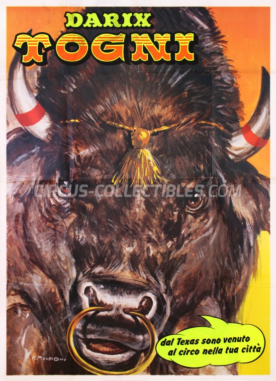 Darix Togni Circus Poster - Italy, 1986