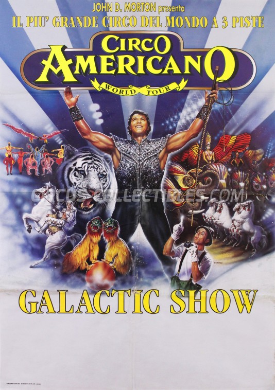 American Circus (Togni) Circus Poster - Italy, 1997