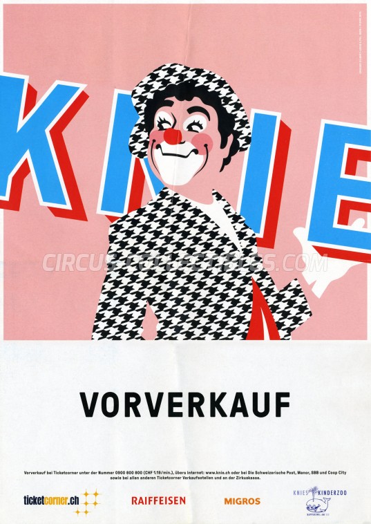Knie Circus Poster - Switzerland, 2016