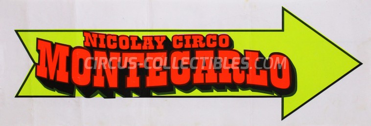 Circo di Montecarlo Circus Poster - Italy, 0