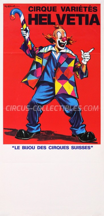 Helvetia Circus Poster - Switzerland, 0