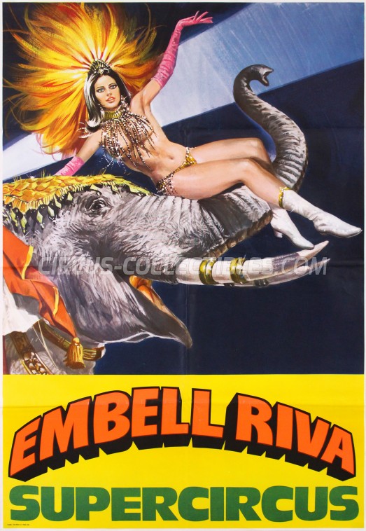 Embell Riva Circus Poster - Italy, 1982