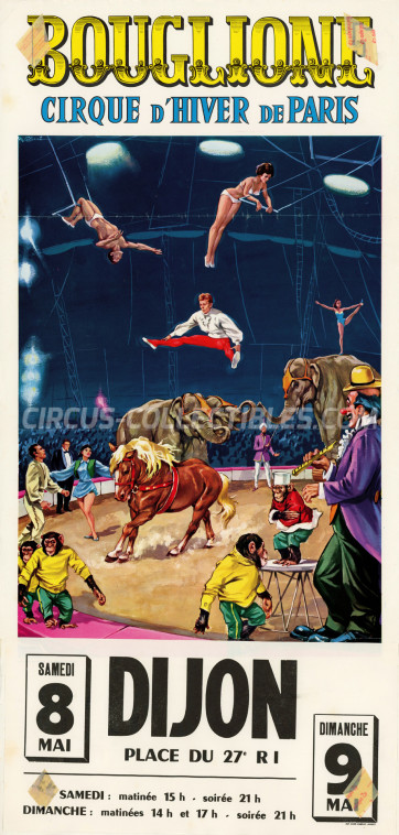 Bouglione Circus Poster - France, 1970