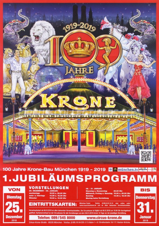 Krone Circus Poster - Germany, 2019