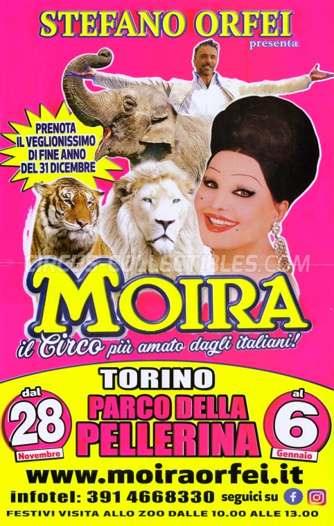 Moira Orfei Circus Poster - Italy, 2019