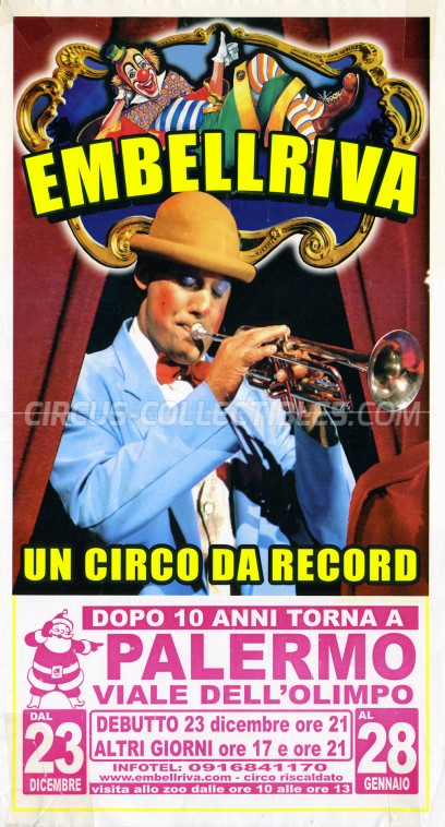 Embell Riva Circus Poster - Italy, 2006