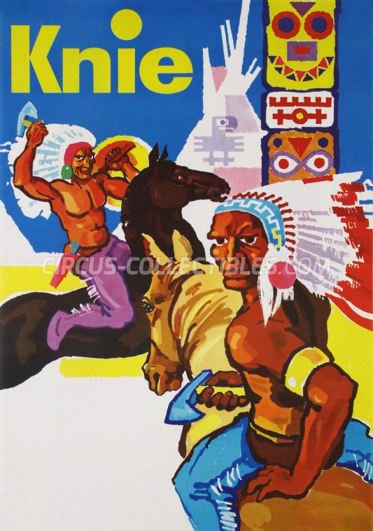 Knie Circus Poster - Switzerland, 1958