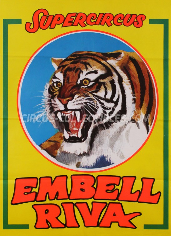 Embell Riva Circus Poster - Italy, 1981
