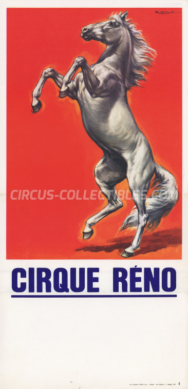 Réno Circus Poster - France, 1978