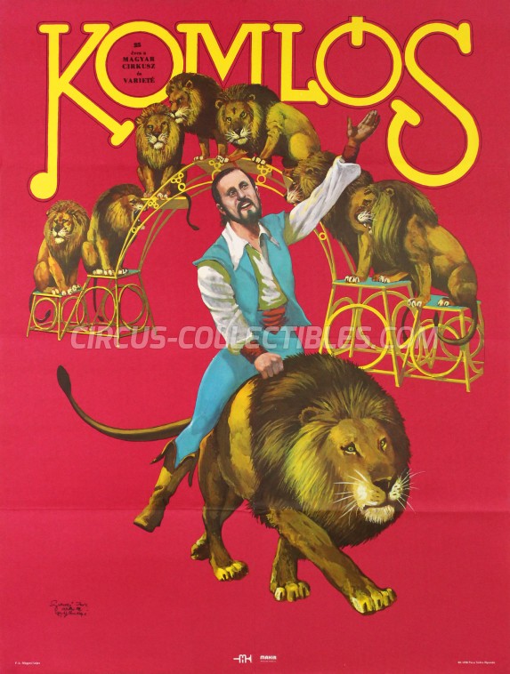 Fovarosi Nagycirkusz Circus Poster - Hungary, 1980