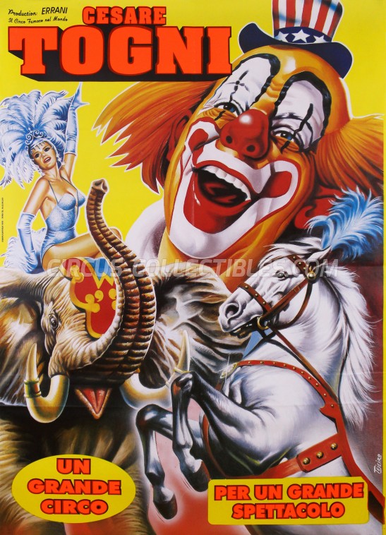 Circus Collectibles Poster: Circo Cesare Togni