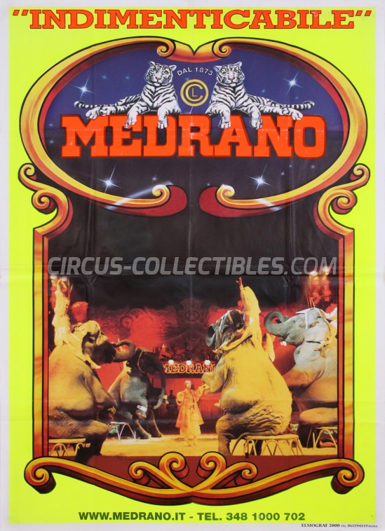 Medrano (Casartelli) Circus Poster - Italy, 2004