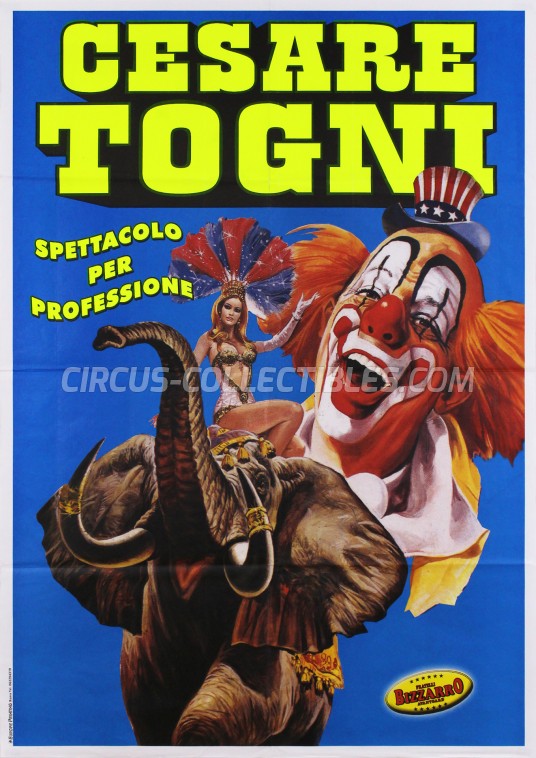 Cesare Togni Circus Poster - Italy, 2008