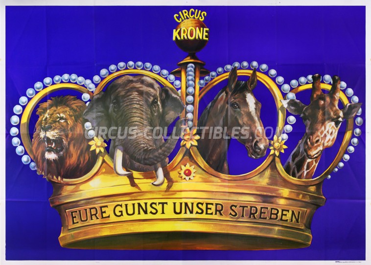 Krone Circus Poster - Germany, 