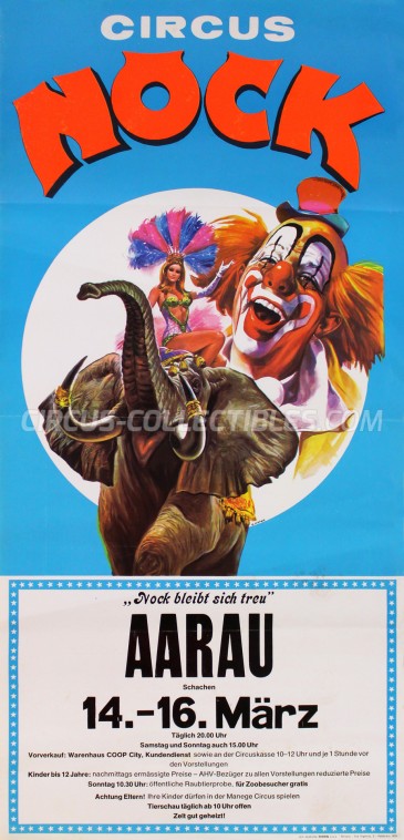 Nock Circus Poster - Switzerland, 1980
